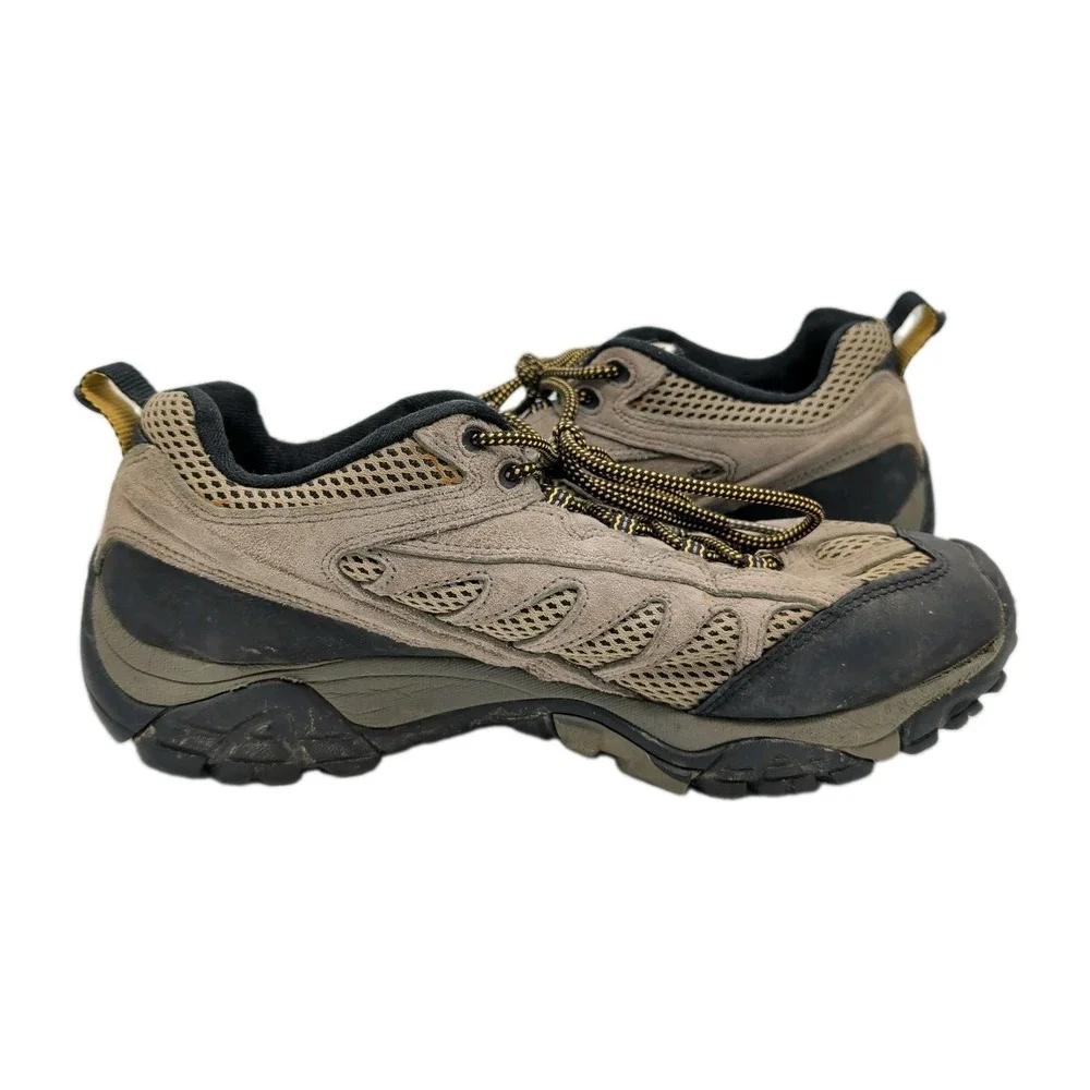 MERRELL MESA VENTILATOR 2 II Walnut Brown Suede HIKING Shoes Boots Mens 9.5 VGUC